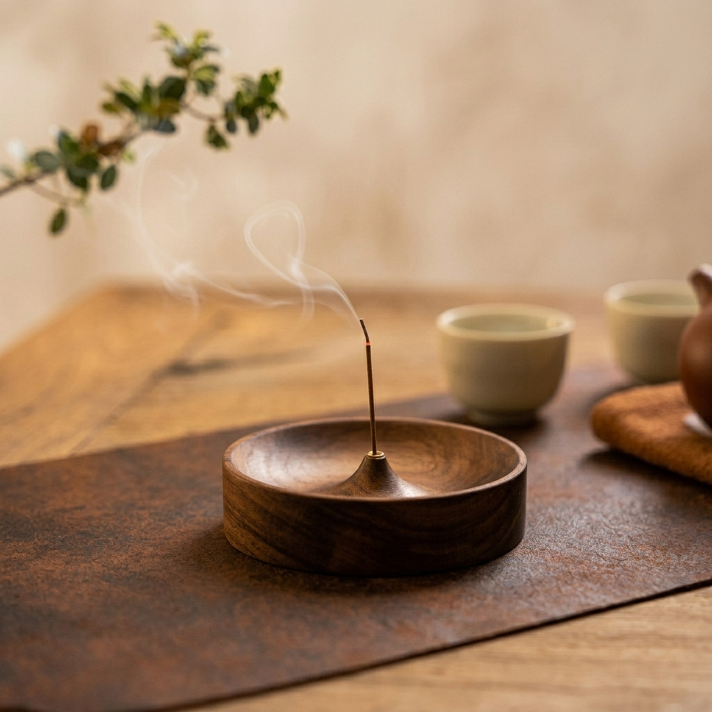 Hushly Walnut Incense Tray