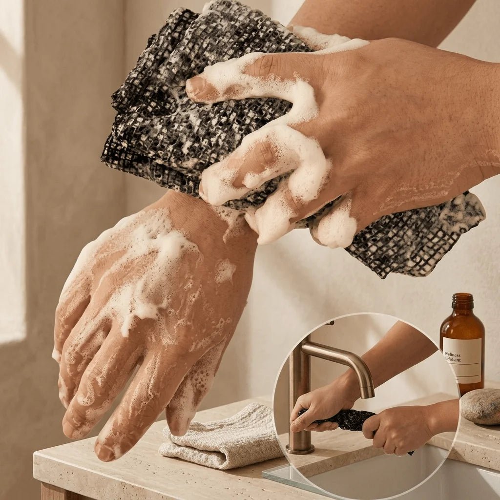 Hushly Exfoliating Bath Towel - Hushly