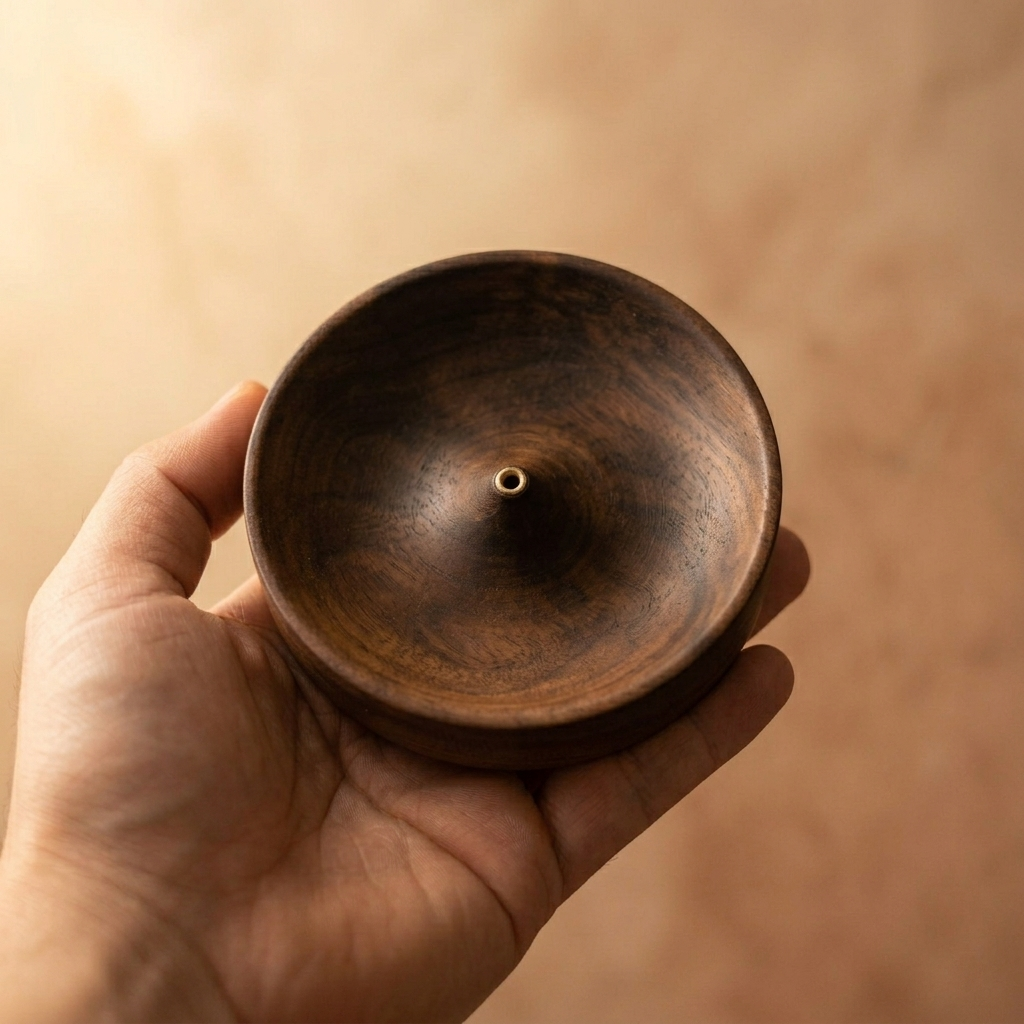 Hushly Walnut Incense Tray