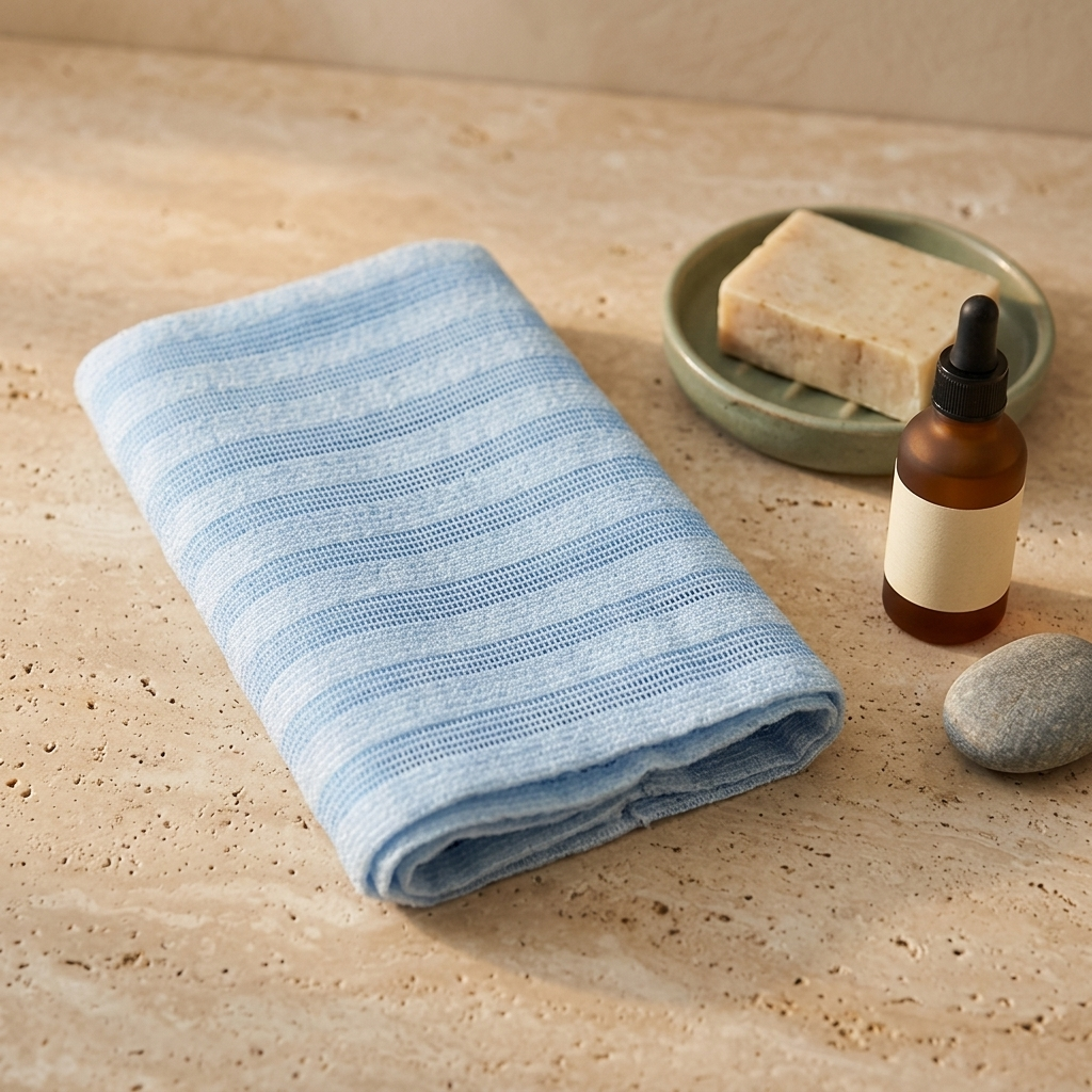 Hushly Exfoliating Bath Towel