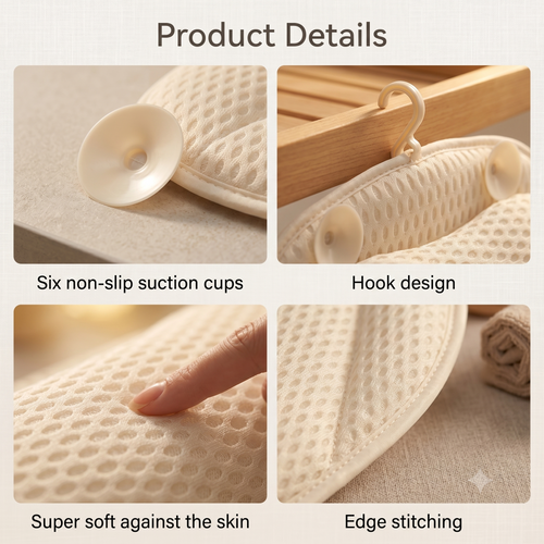 Hushly Bath Pillow
