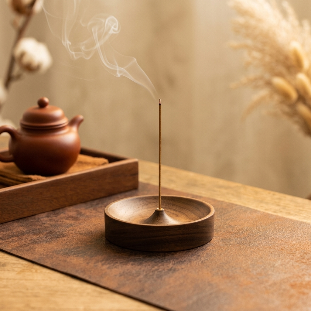Hushly Walnut Incense Tray