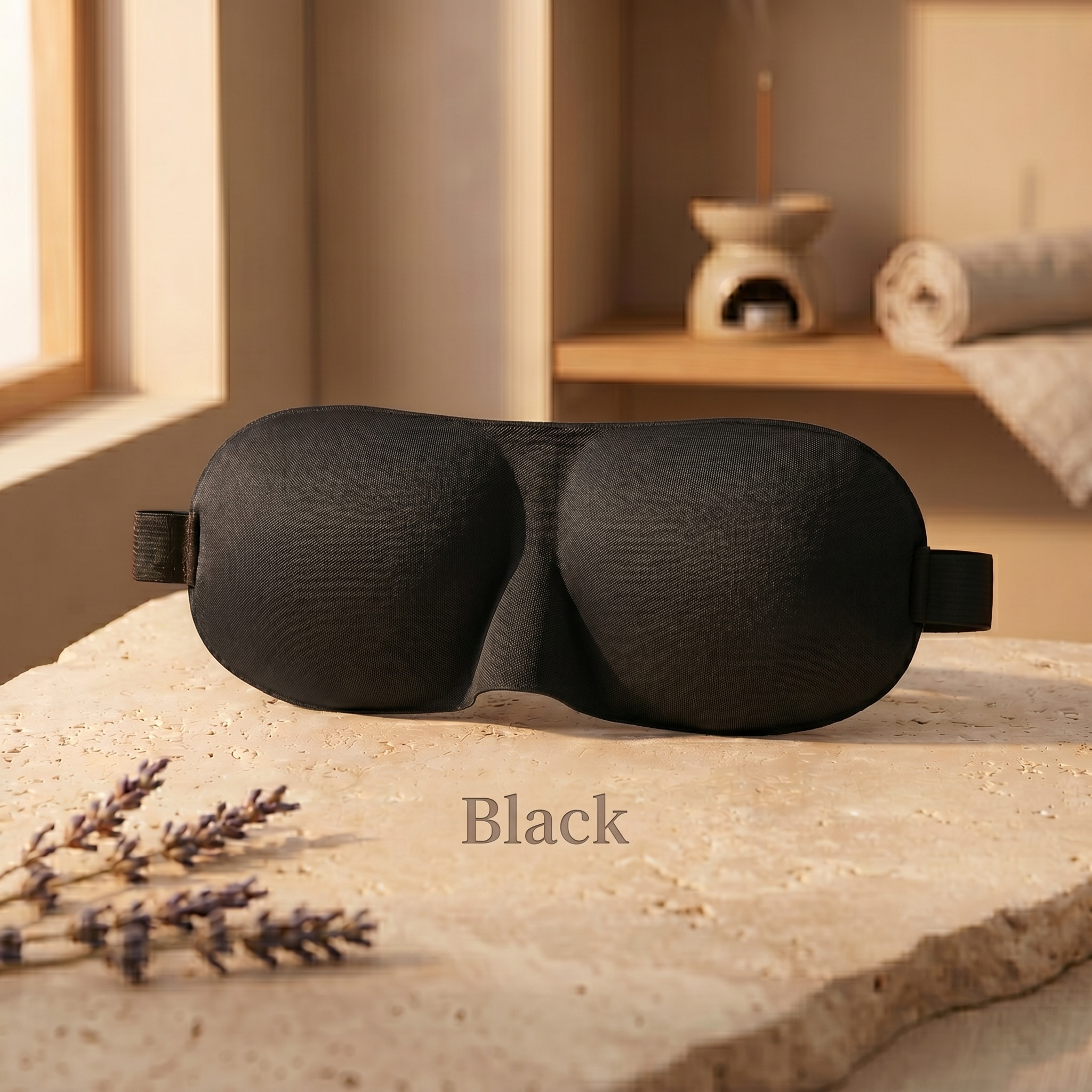 Hushly weighted eye mask