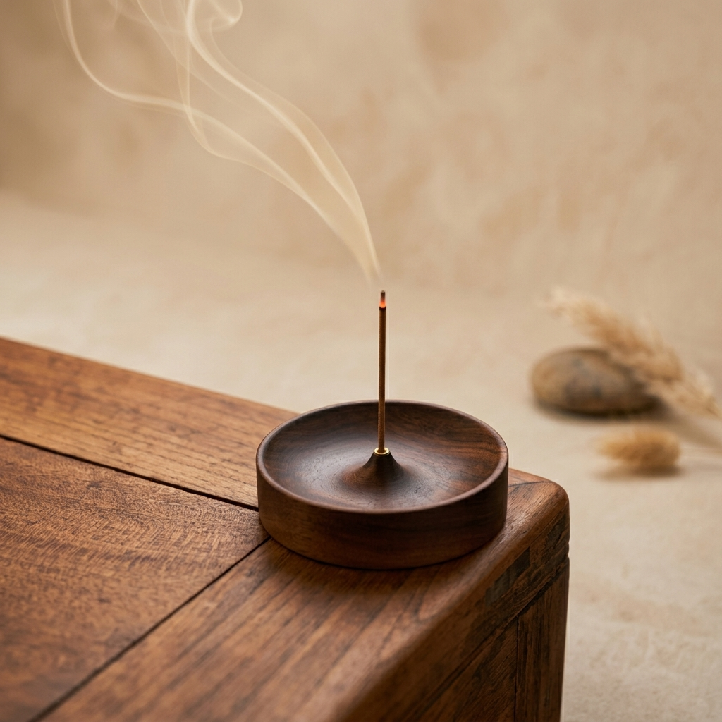 Hushly Walnut Incense Tray
